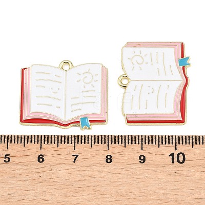 Alloy Enamel Pendants ENAM-L055-01D-02-1