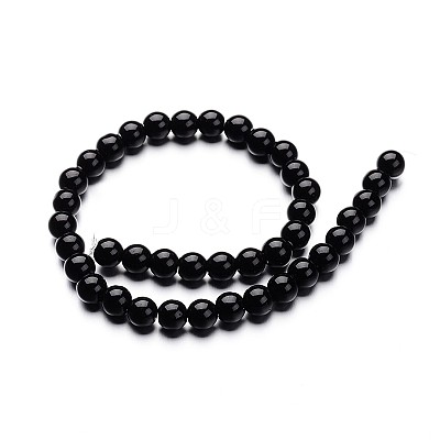 Glass Round Bead Strands GLAA-I028-8mm-02-1