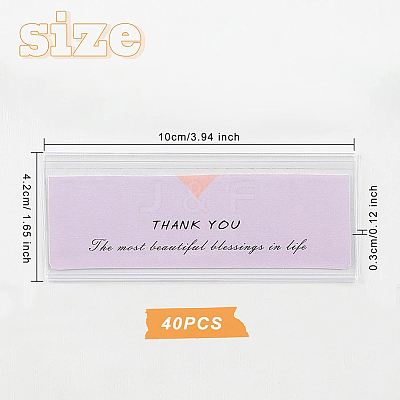 PVC Table Card Display Frame LS-AJEW-WH0252-62-1