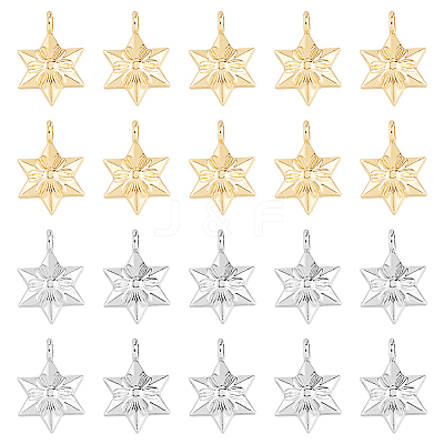 40Pcs 2 Colors Alloy Pendants FIND-DC0005-50-1