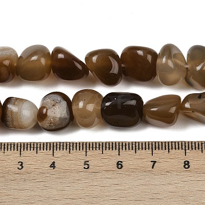 Natural Agate Beads Strands G-L630-F01-01D-1