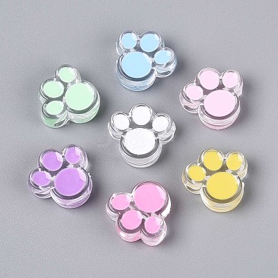 Transparent Acrylic Beads ACRC-T013-07-1