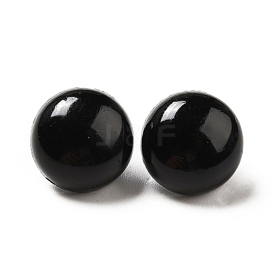 1-Hole Opaque Acrylic Shank Buttons BUTT-D011-B-01-1