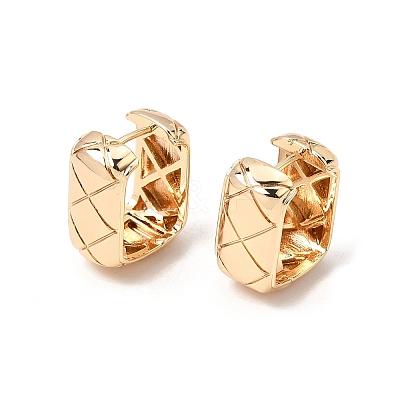 Brass Hoop Earrings KK-CBACA55-19G-1