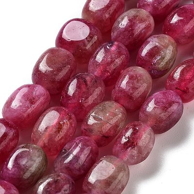Dyed Natural Malaysia Jade Beads Strands G-P528-I03-01-1