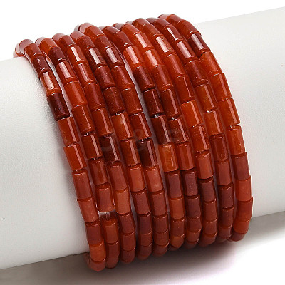 Dyed Natural White Jade Beads Strands G-P600-B07-01A-1