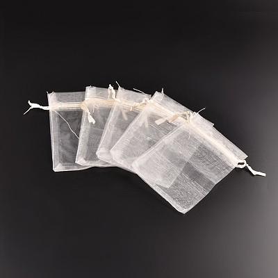 Organza Gift Bags with Drawstring OP-R016-13x18cm-19-1