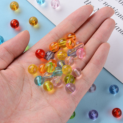 Transparent Acrylic Beads MACR-S370-A10mm-1