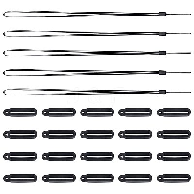 DIY Anti-lost Electronic Stylus & Lighter Pendant Necklace Making Kit AJEW-GF0007-88-1