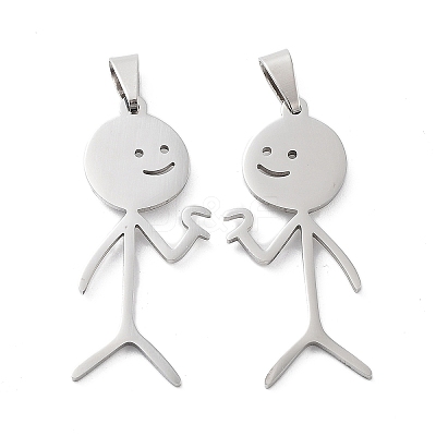 Non-Tarnish 201 Stainless Steel Pendants STAS-A090-01A-P-1