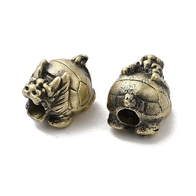 Tibetan Style Rack Plating Brass Bead KK-Q805-50AB-1