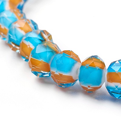 Handmade Lampwork Beads Strands LAMP-F014-F01-B-1