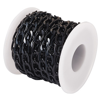 Oval Oxidation Aluminum Curb Chains CHA-TAC0004-01EB-1