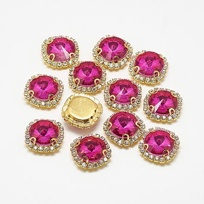 Sew on Rhinestone RGLA-T121-14mm-09G-1