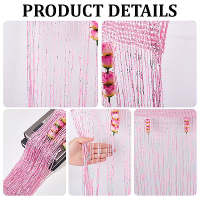 Polyester Door String Curtain AJEW-WH20128-054C-1