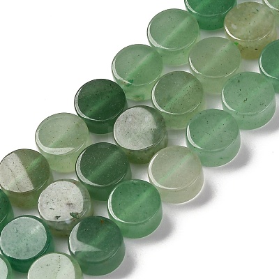 Natural Green Aventurine Beads Strands G-C159-B09-01-1