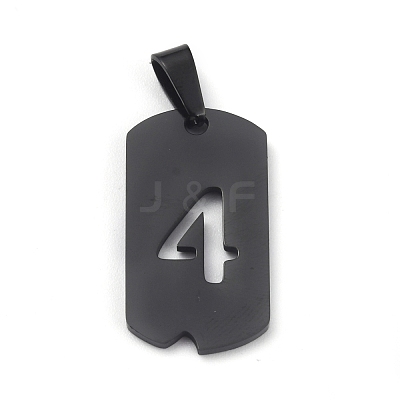 Ion Plating(IP) 304 Stainless Steel Pendants STAS-O127-E04-1