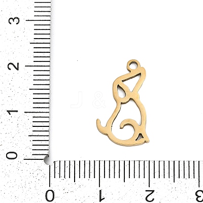 201 Stainless Steel Pendants STAS-F316-04G-02-1