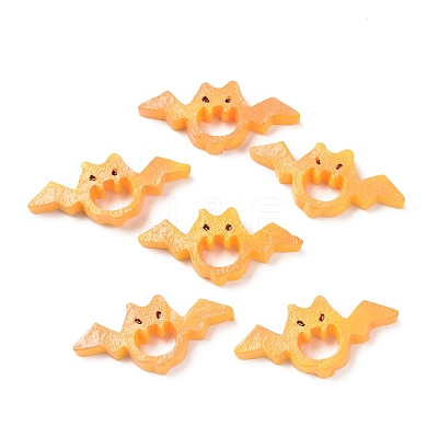 Halloween Opaque Resin Cabochons RESI-G038-02B-1