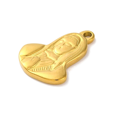 201 Stainless Steel Pendants LS-STAS-Q015-01G-1