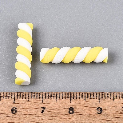 Handmade Polymer Clay Beads CLAY-N012-02H-1