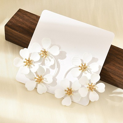 Alloy Stud Earrings EJEW-K304-06-1