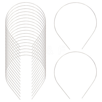Hair Accessories Iron Hair Band Findings OHAR-GF0001-16-1