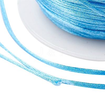 Nylon Satin Rattail Cords NWIR-JP0013-1.0mm-365-1