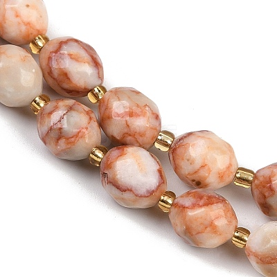 Natural Red Netstone Beads Strands G-N342-149I-15-1
