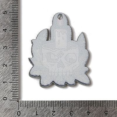 Halloween Printing Acrylic Pendants FIND-K017-01A-1