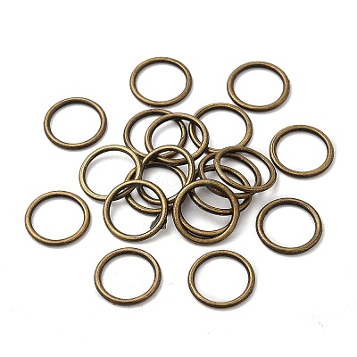 Alloy Soldered Closed Jump Rings LS-KK-WH0052-05D-AB-1