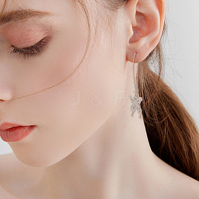 80Pcs 8 Styles Brass Hoop Earring Findings FIND-BBC0004-67-1