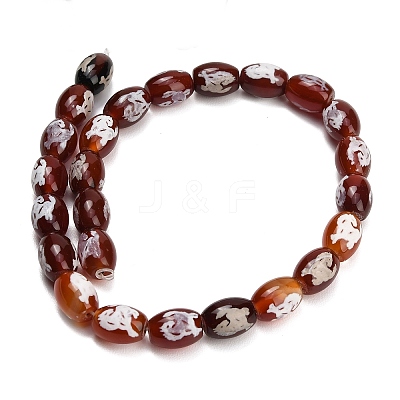 Natural Agate Beads Strands GG-CBA4812-A03-10x14MM-1