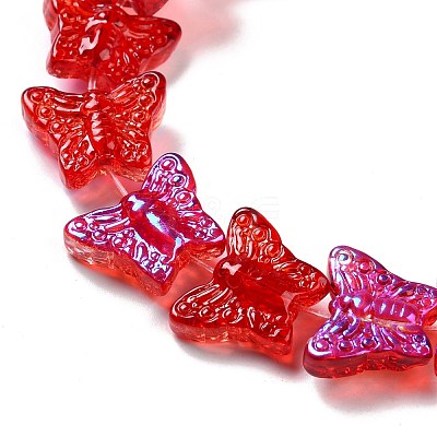Transparent Glass Beads Strands GLAA-F114-04A-1