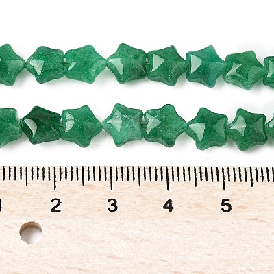 Dyed Natural Malaysia Jade Star Beads Strands G-Z080-A01-05-1