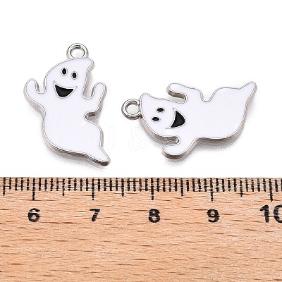 Rack Plating Alloy Enamel Pendants PALLOY-N164-012-1