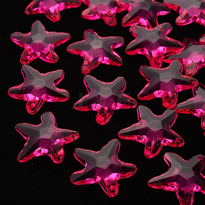 Transparent Acrylic Beads TACR-S154-58B-906-1