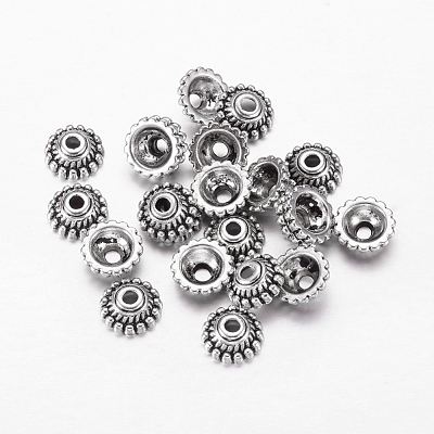 Tibetan Style Alloy Caps LF1235Y-1