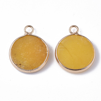 Natural White Jade Pendants G-S359-007-1