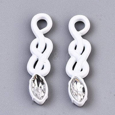 Spray Painted Alloy Pendants PALLOY-S132-229-RS-1