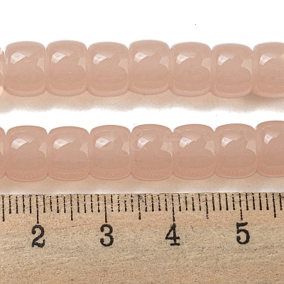 Imitation Jade Glass Beads Strands GLAA-NH0002-A01-1