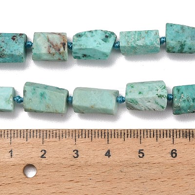 Natural Peruvian Turquoise(Jasper) Beads Strands G-NH0072-E04-02-1
