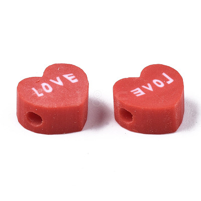 Handmade Polymer Clay Beads CLAY-N008-032D-1