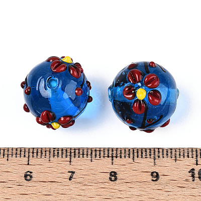 Handmade Lampwork Enamel Beads X1-LAMP-T023-23B-1