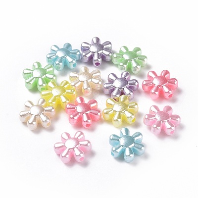 Imitation Pearl Acrylic Beads OACR-E013-27-1