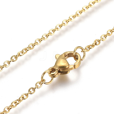 304 Stainless Steel Pendant Necklaces NJEW-F275-22G-1