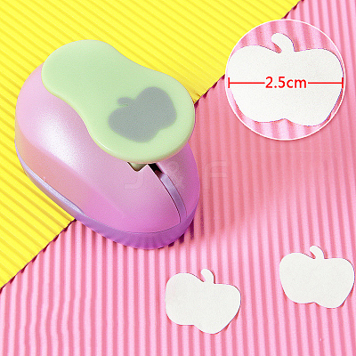 Plastic Paper Craft Hole Punches KICR-PW0001-12-36-1