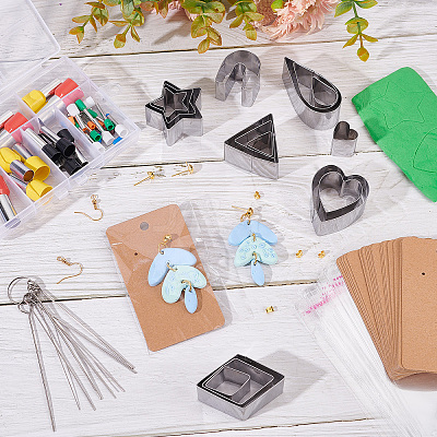 DIY Earring Making Finding Kit DIY-CP0008-42-1