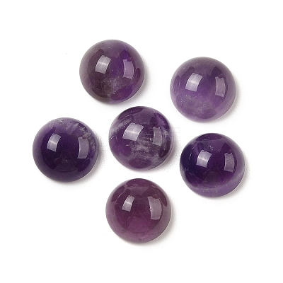 Natural Amethyst Cabochons G-L614-C02-03-1