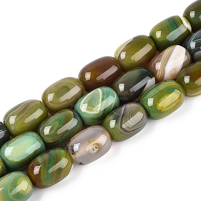 Natural Agate Beads Strands G-N356-02A-05-1